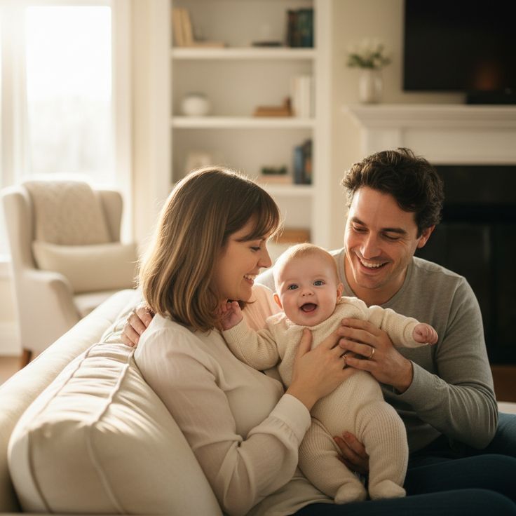 Happy child with doctor
